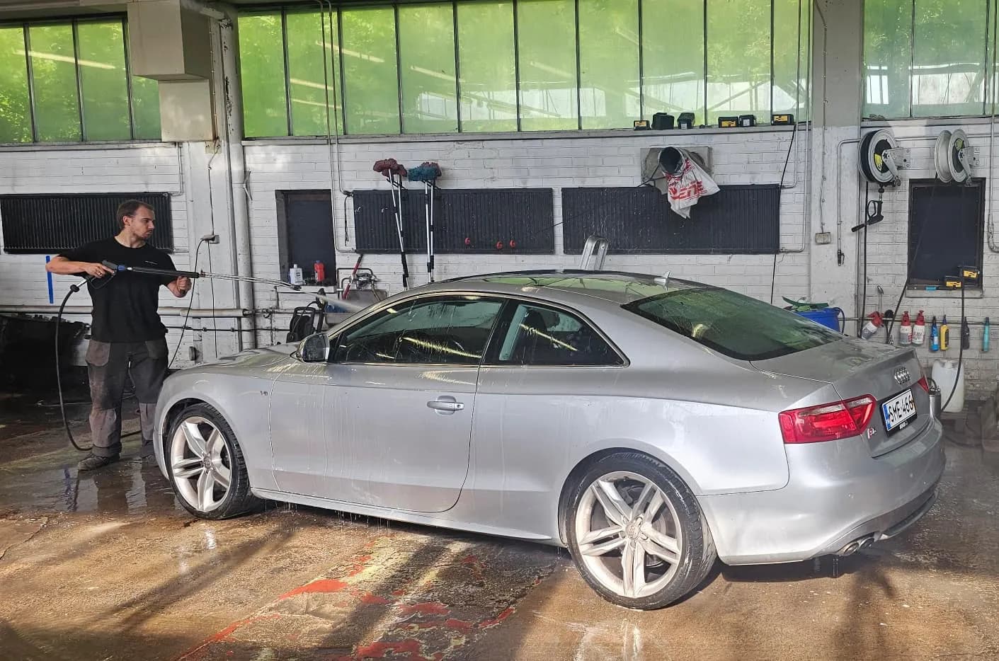 Audi S5 2007 pesu ja pinnoitus